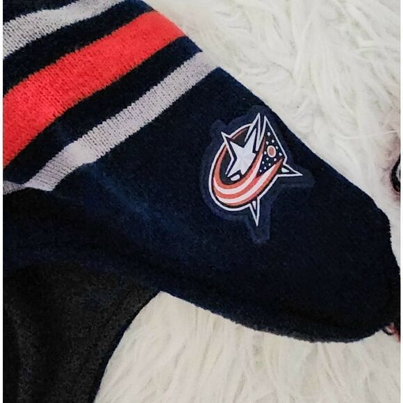Columbus Blue Jackets hockey toboggan hat winter one size - Picture 2 of 6